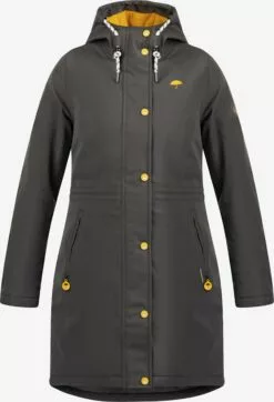 Schmuddelwedda Manteaux De Pluie Manteau Fonctionnel Femme Gris