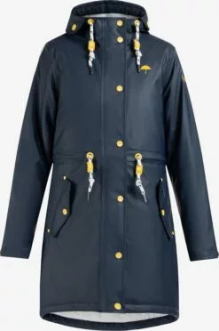 Schmuddelwedda Manteaux De Pluie Manteau Fonctionnel Femme Bleu Marine