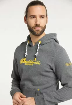 Schmuddelwedda Sweats à Capuche Sweat-shirt Homme Gris Chiné -Schmuddelwedda Ventes d6359f0c4ffa9bf13e50a97cc5c9bcf1