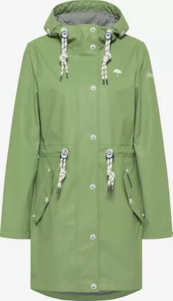 Schmuddelwedda Manteaux De Pluie Manteau Fonctionnel Bridgeport Femme Vert