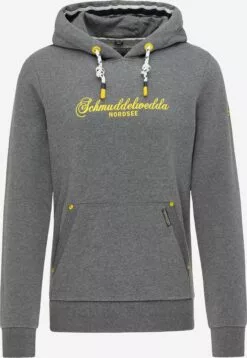 Schmuddelwedda Sweats à Capuche Sweat-shirt Homme Gris