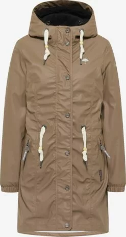 Schmuddelwedda Manteaux De Pluie Manteau Fonctionnel Femme Marron