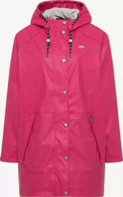 Schmuddelwedda Manteaux De Pluie Manteau Mi-saison Femme Rose