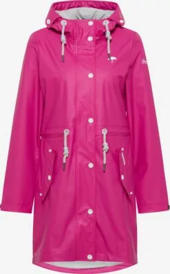 Schmuddelwedda Manteaux De Pluie Manteau Fonctionnel Femme Fuchsia