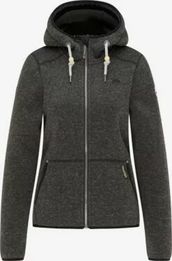 Schmuddelwedda Vestes Dextérieur Veste En Polaire Femme Gris Basalte