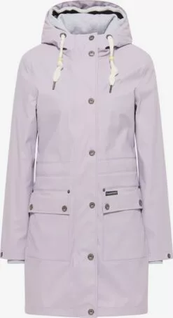 Schmuddelwedda Manteaux De Pluie Manteau Fonctionnel Femme Violet Pastel