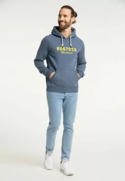 Schmuddelwedda Sweats à Capuche Sweat-shirt Homme Bleu Chiné -Schmuddelwedda Ventes ec708e30d98889b309ab61fdd5016cb5