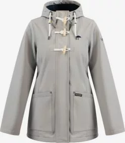 Schmuddelwedda Manteaux Courts Manteau Mi-saison Femme Gris