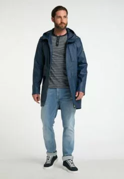 Schmuddelwedda Vestes De Mi-saison Parka Mi-saison Homme Bleu Foncé -Schmuddelwedda Ventes efaf50e94b6ddd594f57b4fcd91af54c