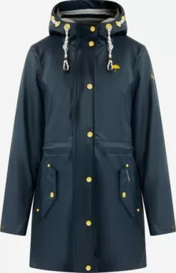 Schmuddelwedda Manteaux De Pluie Manteau Fonctionnel Altiplano Femme Marine