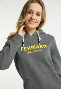 Schmuddelwedda Sweats à Capuche Sweat-shirt Fehmarn Femme Gris Chiné -Schmuddelwedda Ventes f0d3cd42c991ad45ae3c9e5baafe2867