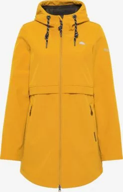 Schmuddelwedda Manteaux De Pluie Manteau Fonctionnel Femme Moutarde