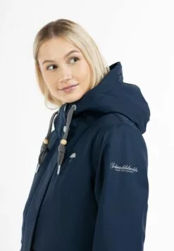 Schmuddelwedda Parkas Parka D’hiver Femme Marine -Schmuddelwedda Ventes f23bcf823ece17ef4962cb0739932b03