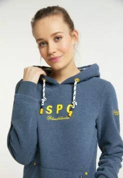 Schmuddelwedda Sweats à Capuche Sweat-shirt Sankt Peter-Ording Femme Bleu Chiné -Schmuddelwedda Ventes f69960f284aa5232388a69c9bebb47a2