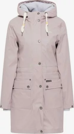 Schmuddelwedda Manteaux De Pluie Manteau Fonctionnel Femme Rose / Rose Ancienne