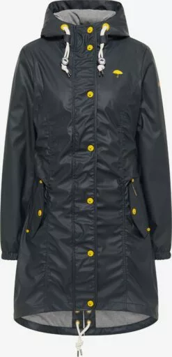 Schmuddelwedda Manteaux De Pluie Manteau Mi-saison Femme Bleu Outremer