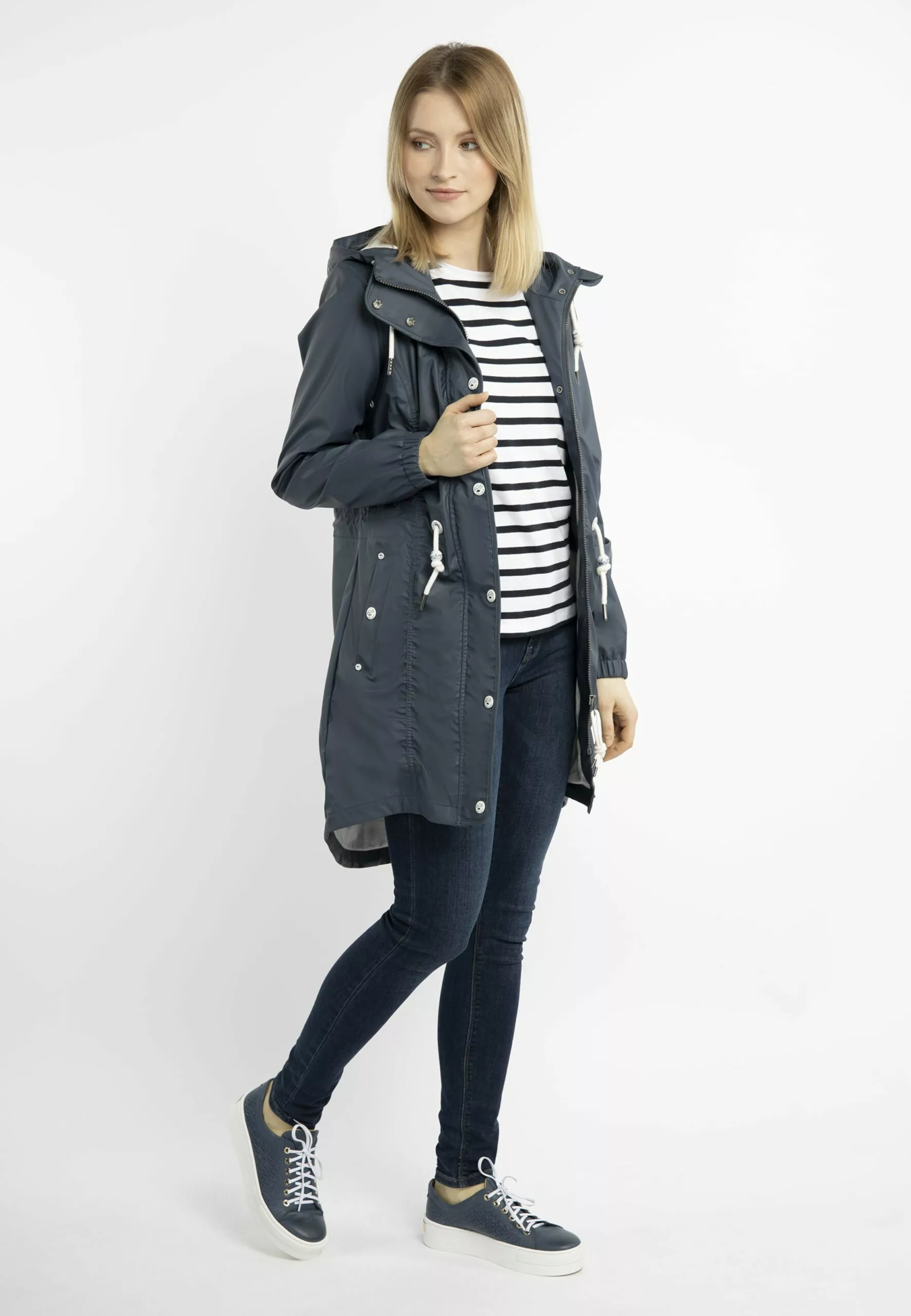 Schmuddelwedda Manteaux De Pluie Manteau Fonctionnel Femme Bleu Marine 6 Schmuddelwedda Manteaux De Pluie Manteau Fonctionnel Femme Bleu Marine – Image 4