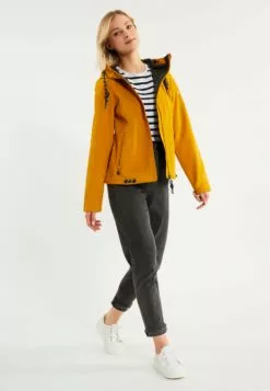 Schmuddelwedda Vestes Dextérieur Veste Fonctionnelle Femme Safran -Schmuddelwedda Ventes fb16218c0da78947df09664479eae376