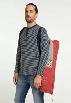 Schmuddelwedda Vestes Dhiver Veste D’hiver Homme Rouge Clair