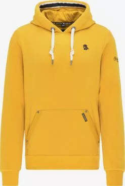 Schmuddelwedda Sweats à Capuche Sweat-shirt Homme Curry