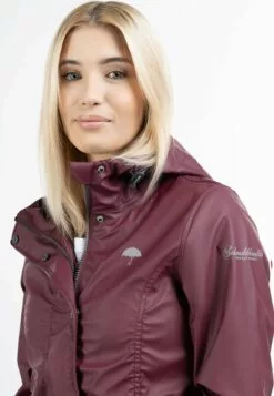 Schmuddelwedda Manteaux De Pluie Manteau Fonctionnel Femme Lie De Vin -Schmuddelwedda Ventes ffa1cab8f92c3c5a2f8069d00afcbfd3